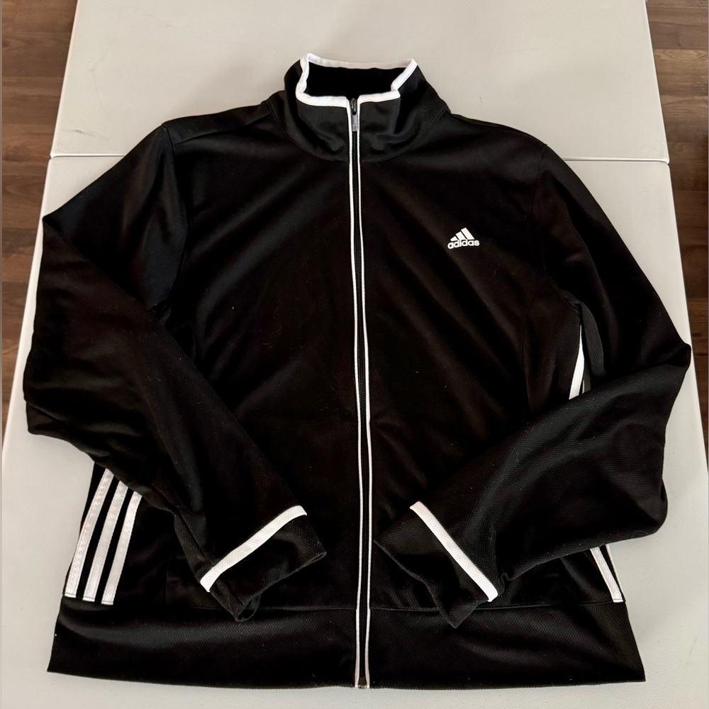 Adidas Men's Black Track Jacket